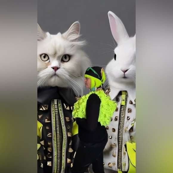 HANDCRAFTED Neon Green Women's Top knit by me NWT - Picture 8 of 17